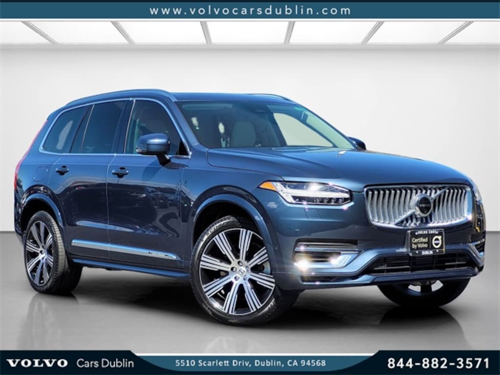 Certified 2024 Volvo XC90 Recharge Plug-In Hybrid T8 Plus Bright Theme 7 Passenger SUV