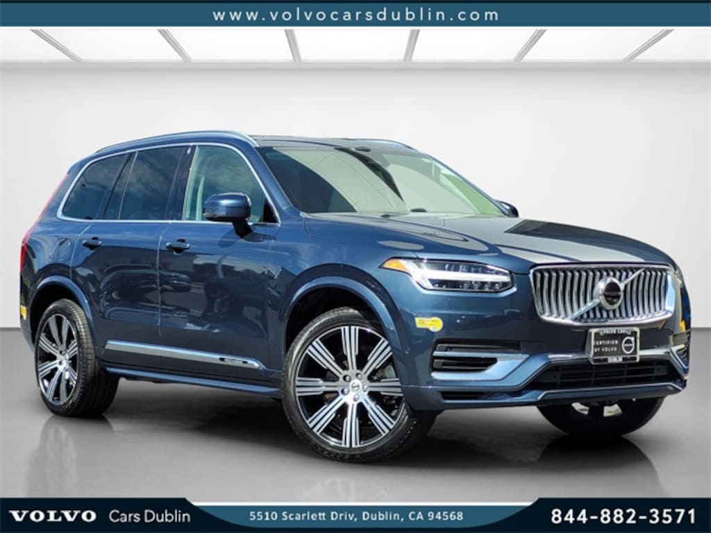 Certified 2023 Volvo XC90 Recharge Plug-In Hybrid T8 Plus Bright Theme 7 Passenger SUV