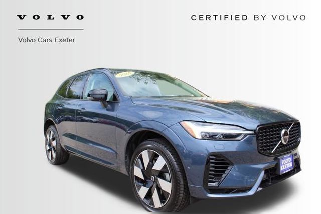 Denim Blue Metallic 2024 Volvo XC60 Recharge T8 Plus Dark Theme eAWD SUV / Crossover All-Wheel Drive Automatic
