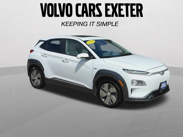 Used 2019 Hyundai Kona EV Ultimate with VIN KM8K53AG6KU036421 for sale in Exeter, NH