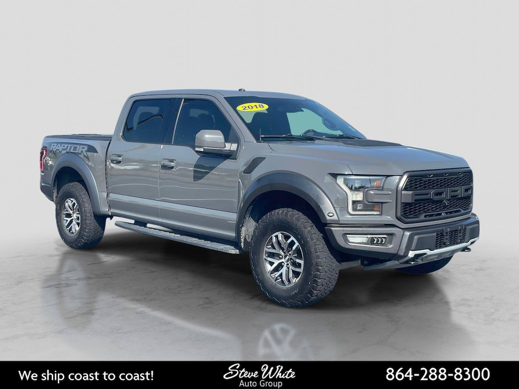 Used 2018 Ford F-150 Raptor Truck SuperCrew Cab
