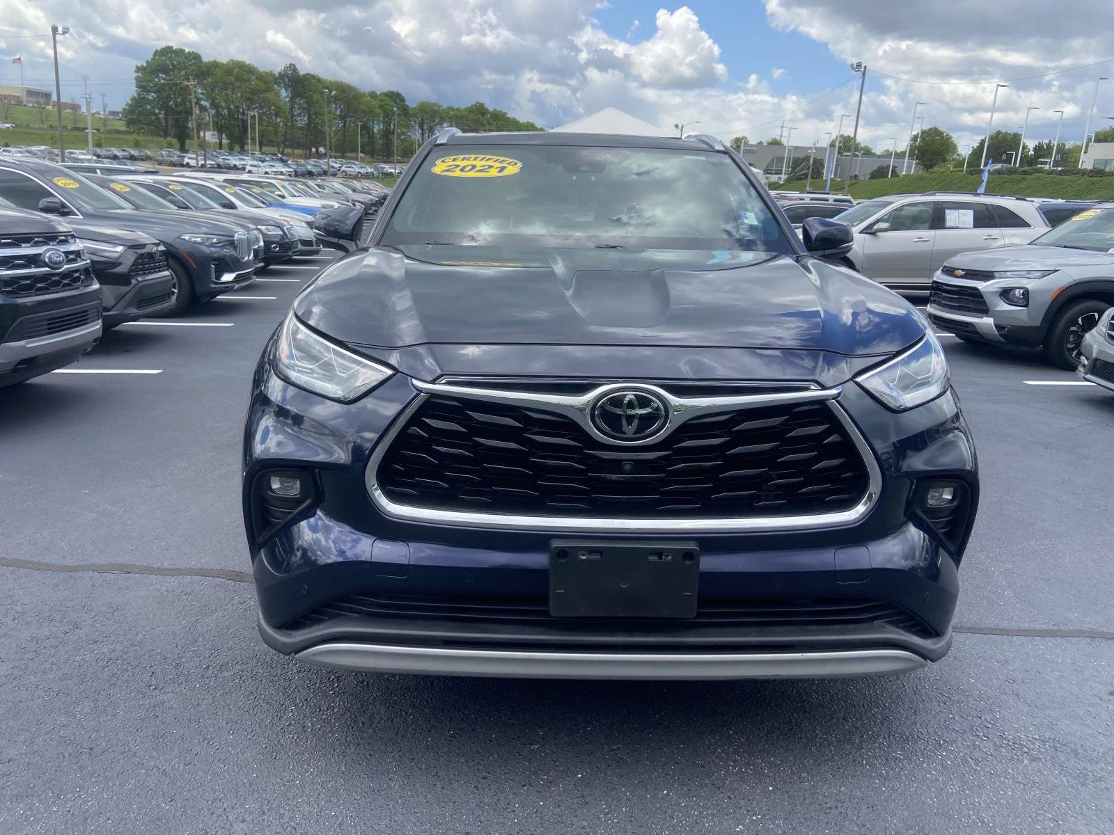 Used 2021 Toyota Highlander Platinum with VIN 5TDFZRBH3MS111250 for sale in Greenville, SC