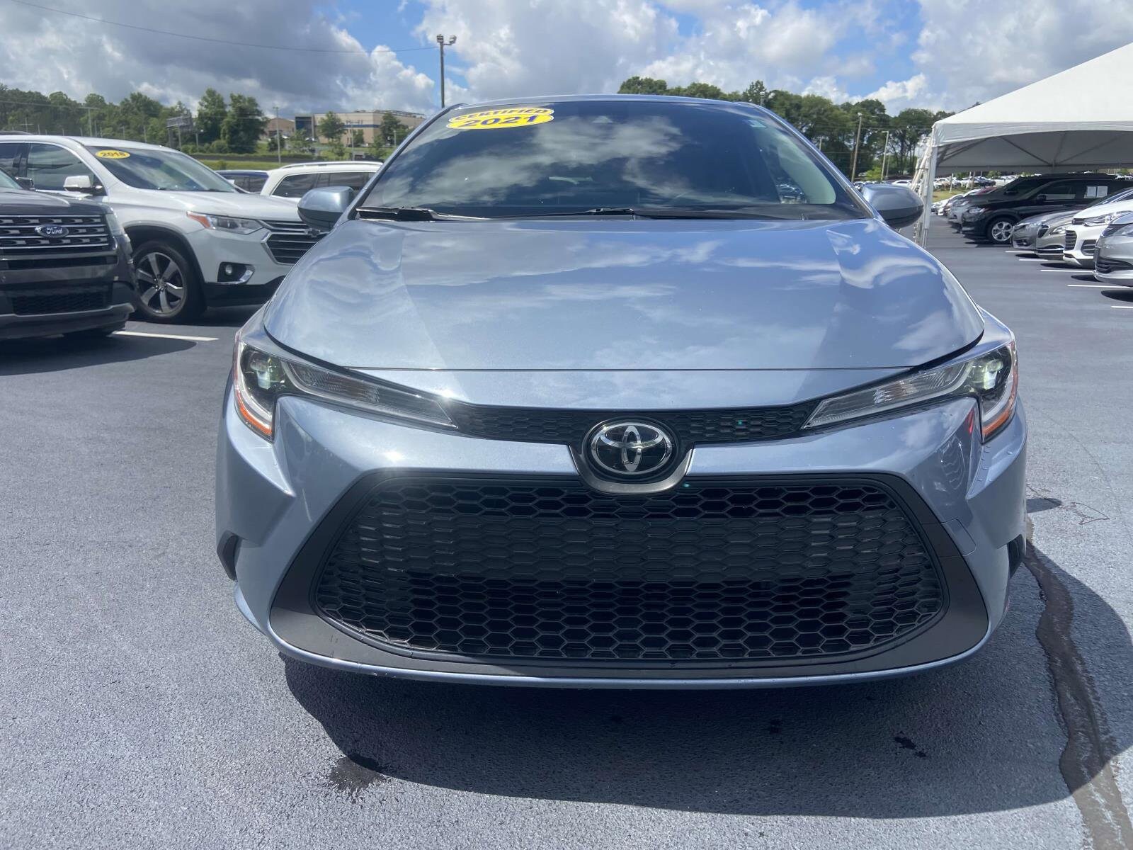 Used 2021 Toyota Corolla LE with VIN JTDHPMAE8MJ180148 for sale in Greenville, SC