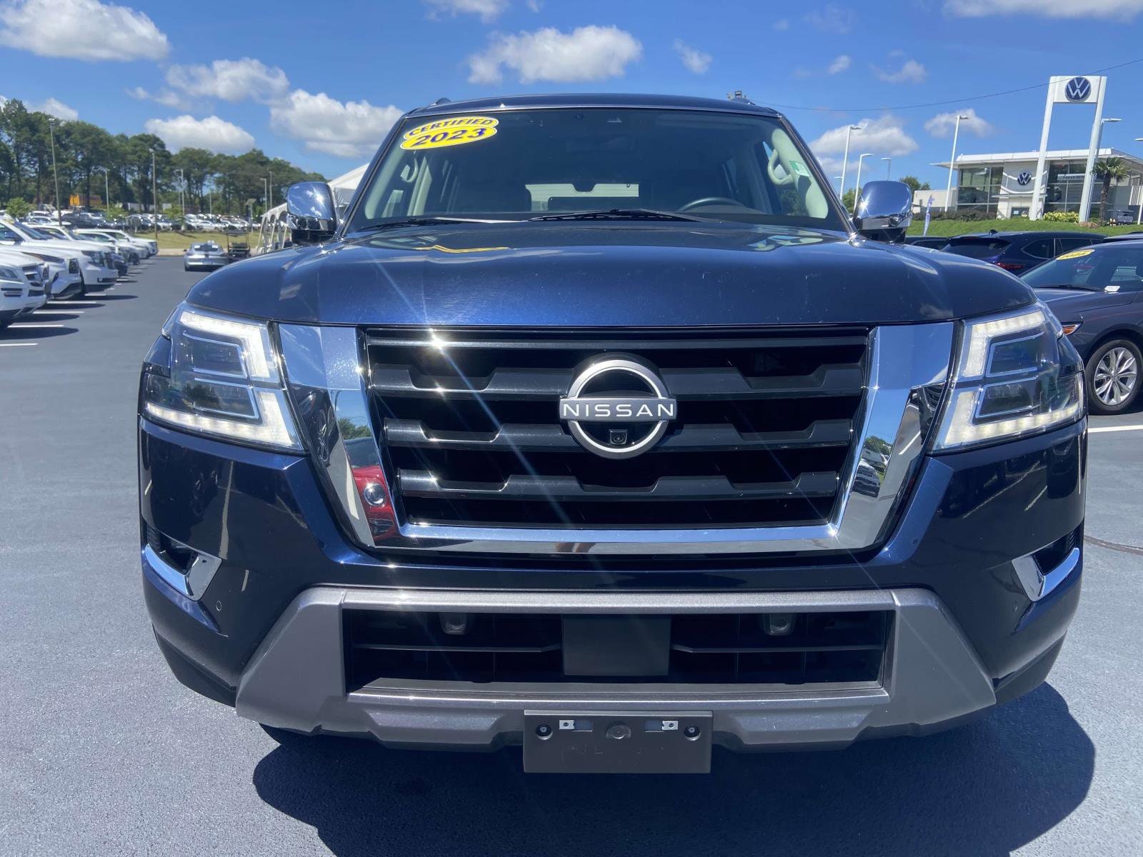 Used 2023 Nissan Armada Platinum with VIN JN8AY2DB1P9832350 for sale in Greenville, SC