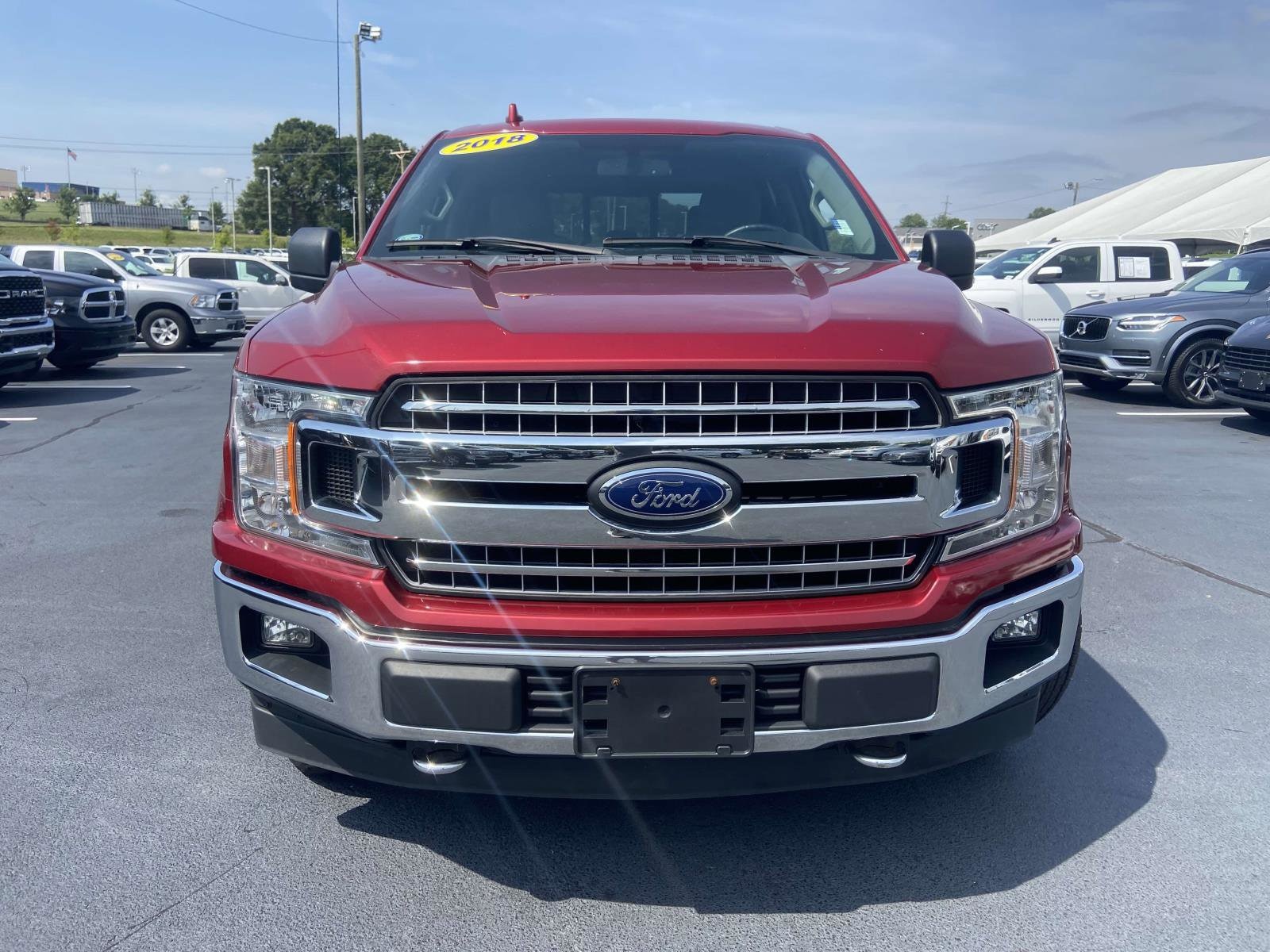 Used 2018 Ford F-150 XLT with VIN 1FTFW1E57JKD49097 for sale in Greenville, SC