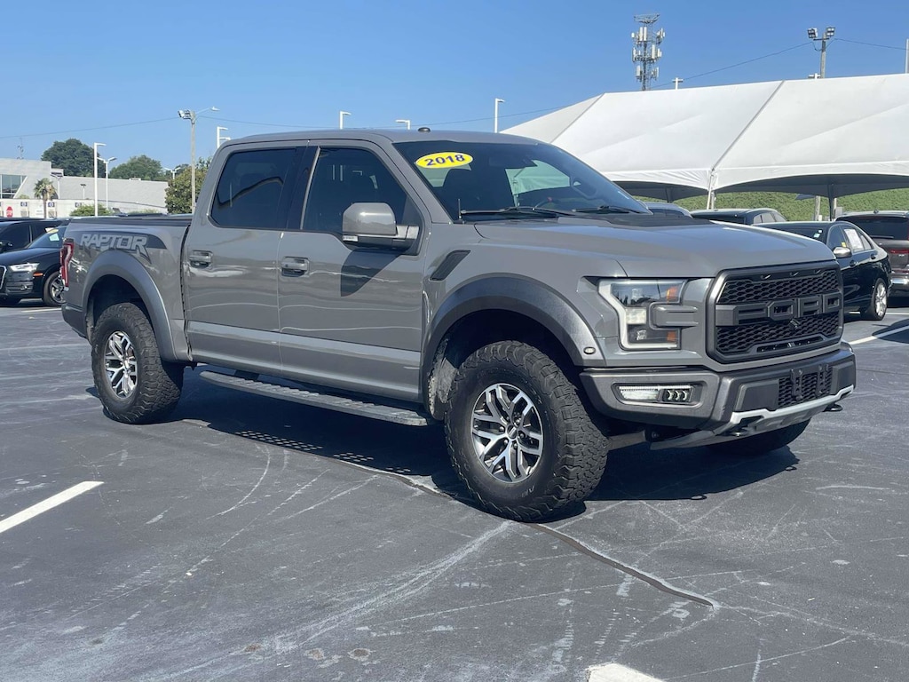 Used 2018 Ford F-150 Raptor Truck SuperCrew Cab