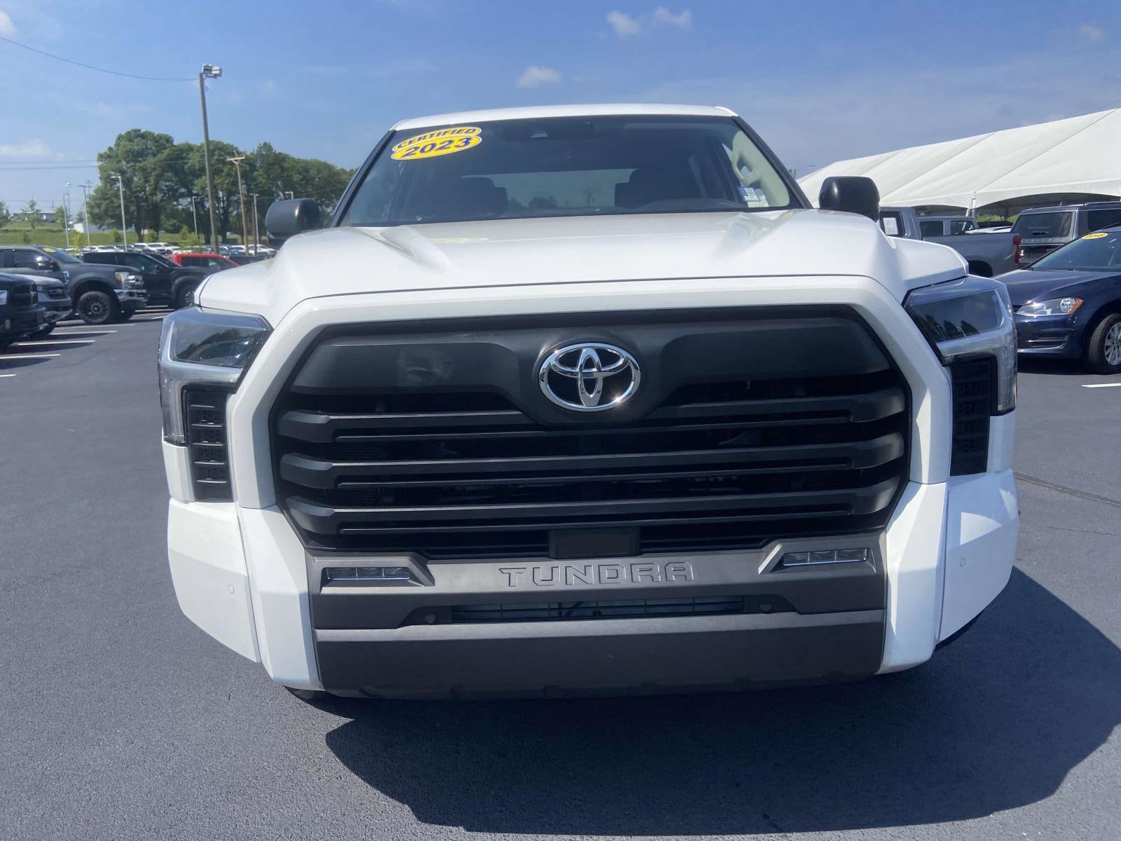Used 2023 Toyota Tundra SR5 with VIN 5TFLA5AB8PX019629 for sale in Greenville, SC