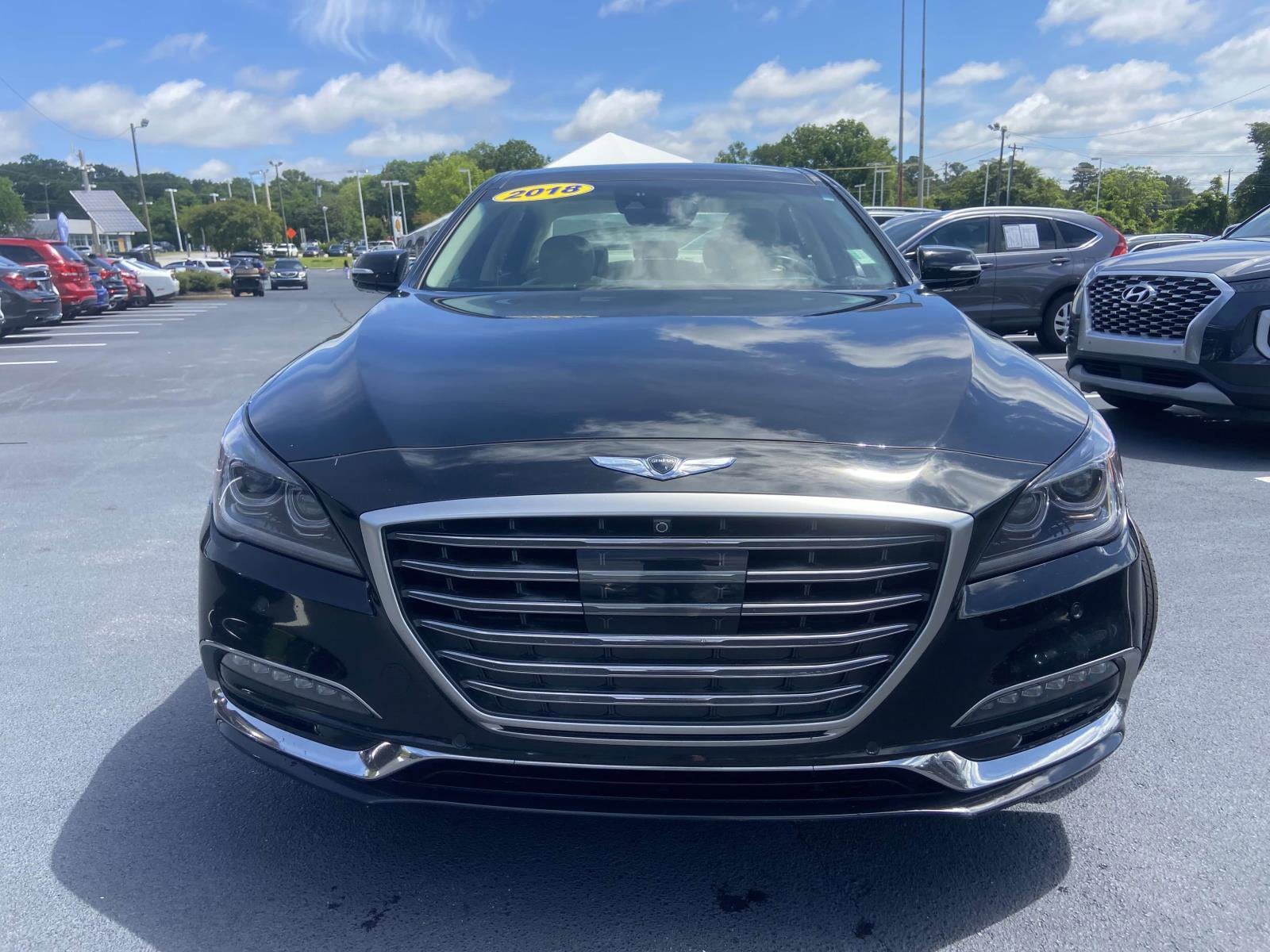 Used 2018 GENESIS G80 Base with VIN KMHGN4JE0JU224506 for sale in Greenville, SC