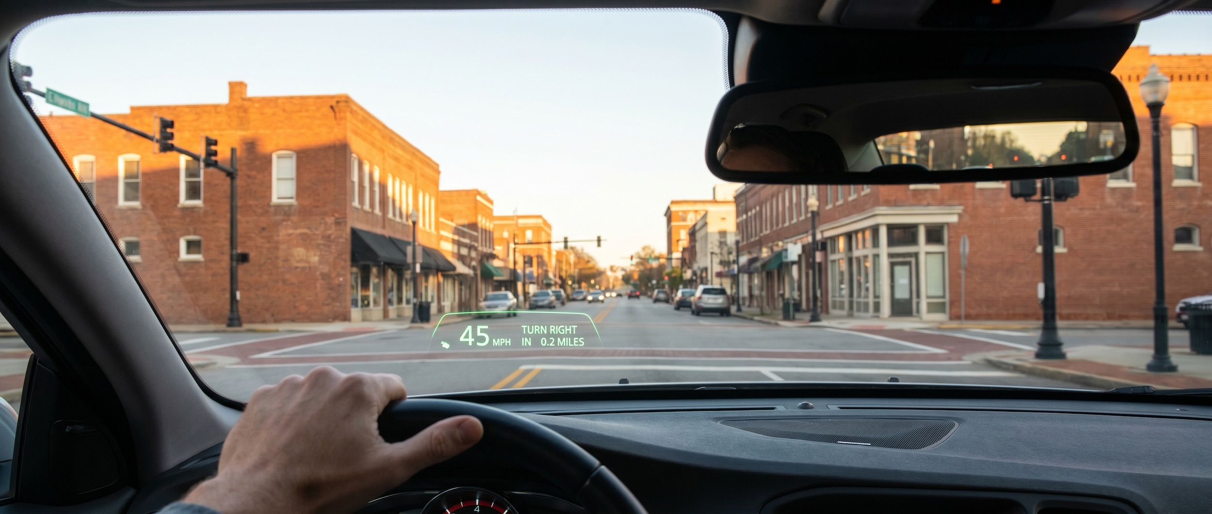 Volvo Head-Up Display technology demonstration in Greenville, SC