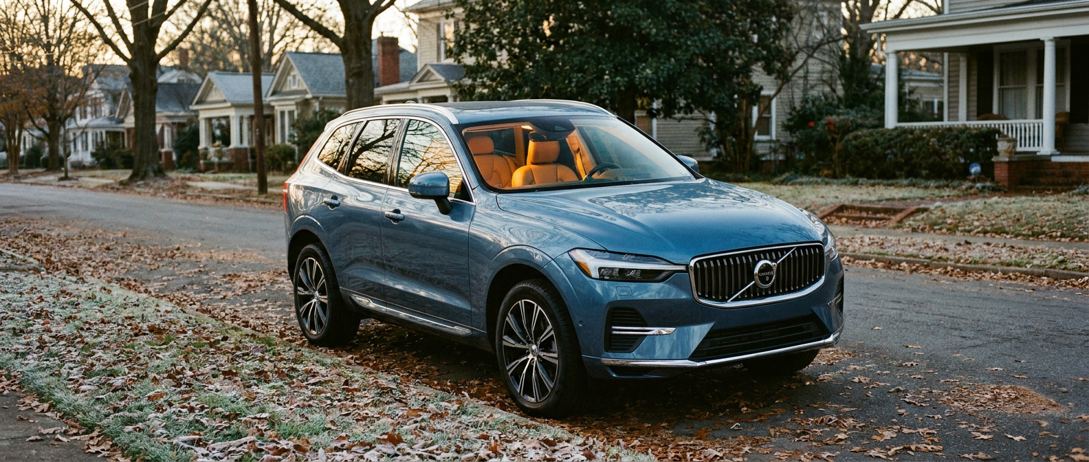2026 Volvo XC60 on a frosty October morning in Greenville, SC with a clear windshield