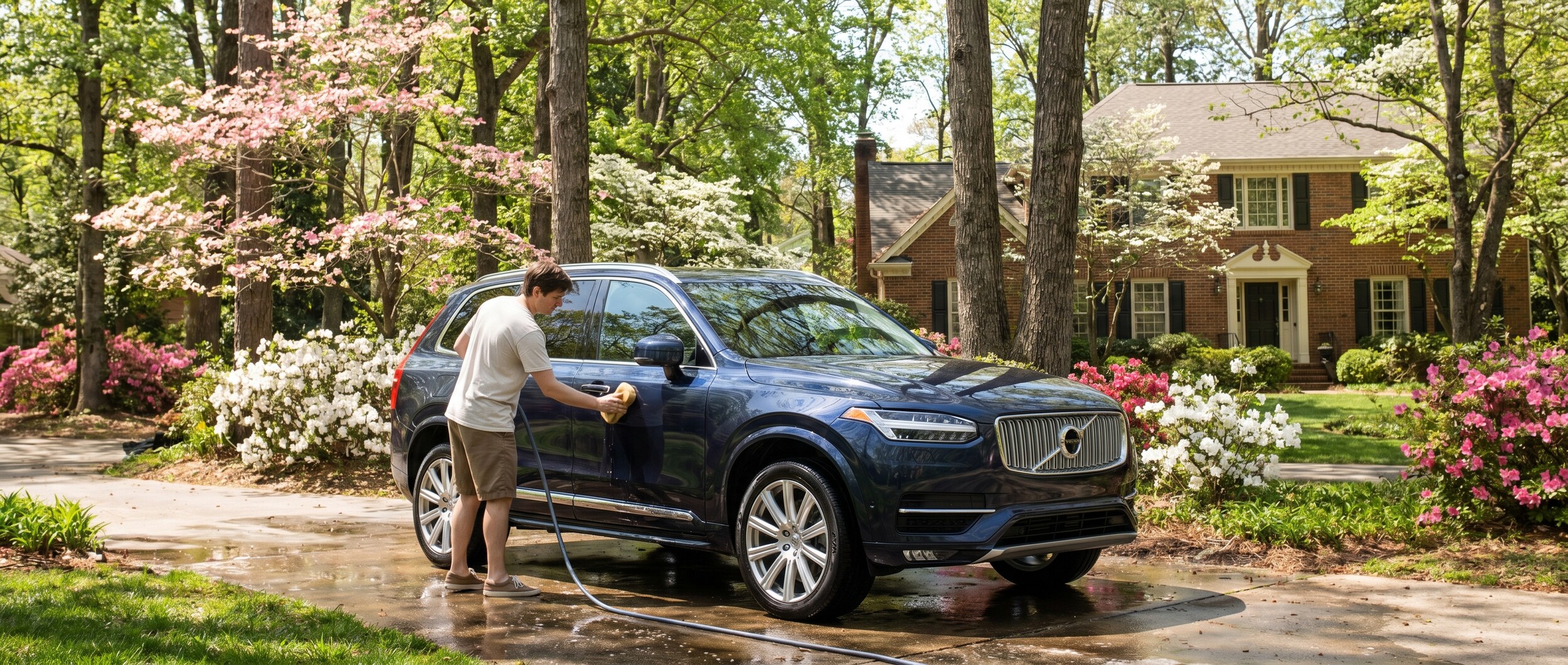 Spring car detailing tips for Volvo vehicles in Greenville, SC