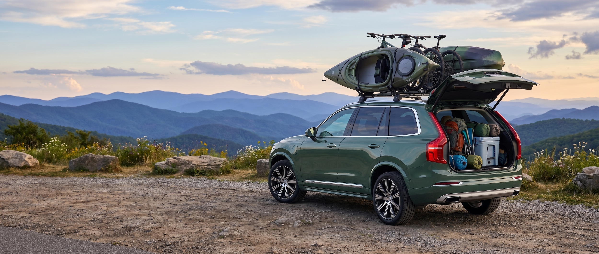 Volvo XC90 ready for summer road trip from Greenville, SC