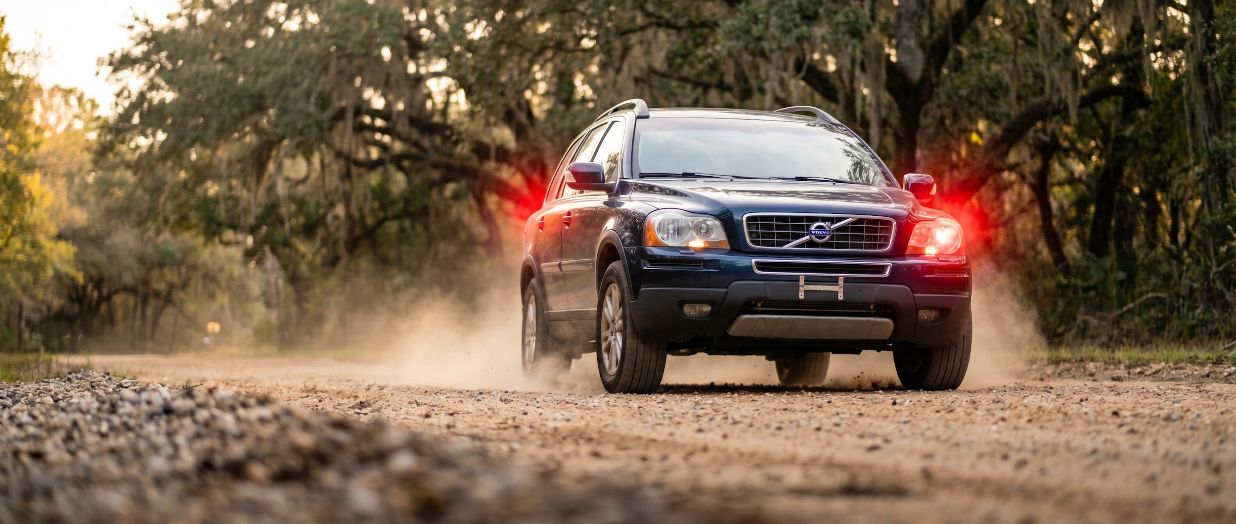Volvo emergency braking system demonstration in Greenville, SC