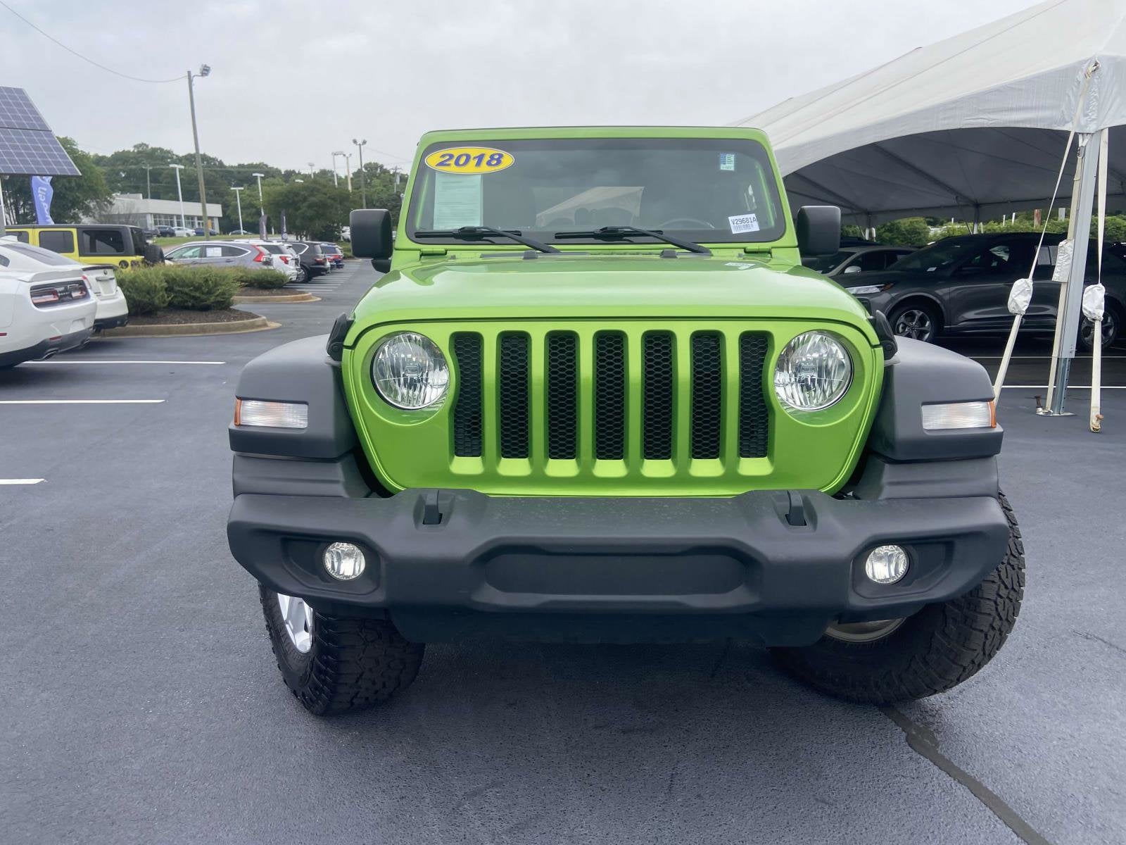 Used 2018 Jeep All-New Wrangler Sport S with VIN 1C4GJXAG2JW328261 for sale in Greenville, SC