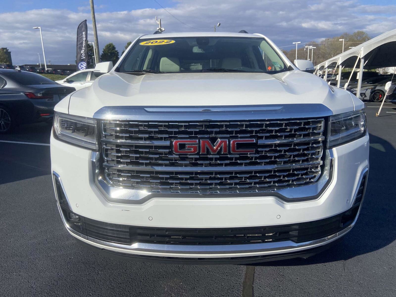 Used 2022 GMC Acadia Denali with VIN 1GKKNXLS6NZ133238 for sale in Greenville, SC