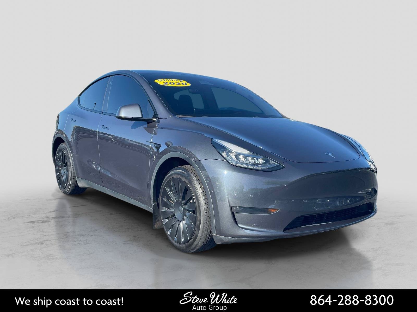 Used 2020 Tesla Model Y Long Range with VIN 5YJYGDEE7LF047882 for sale in Greenville, SC