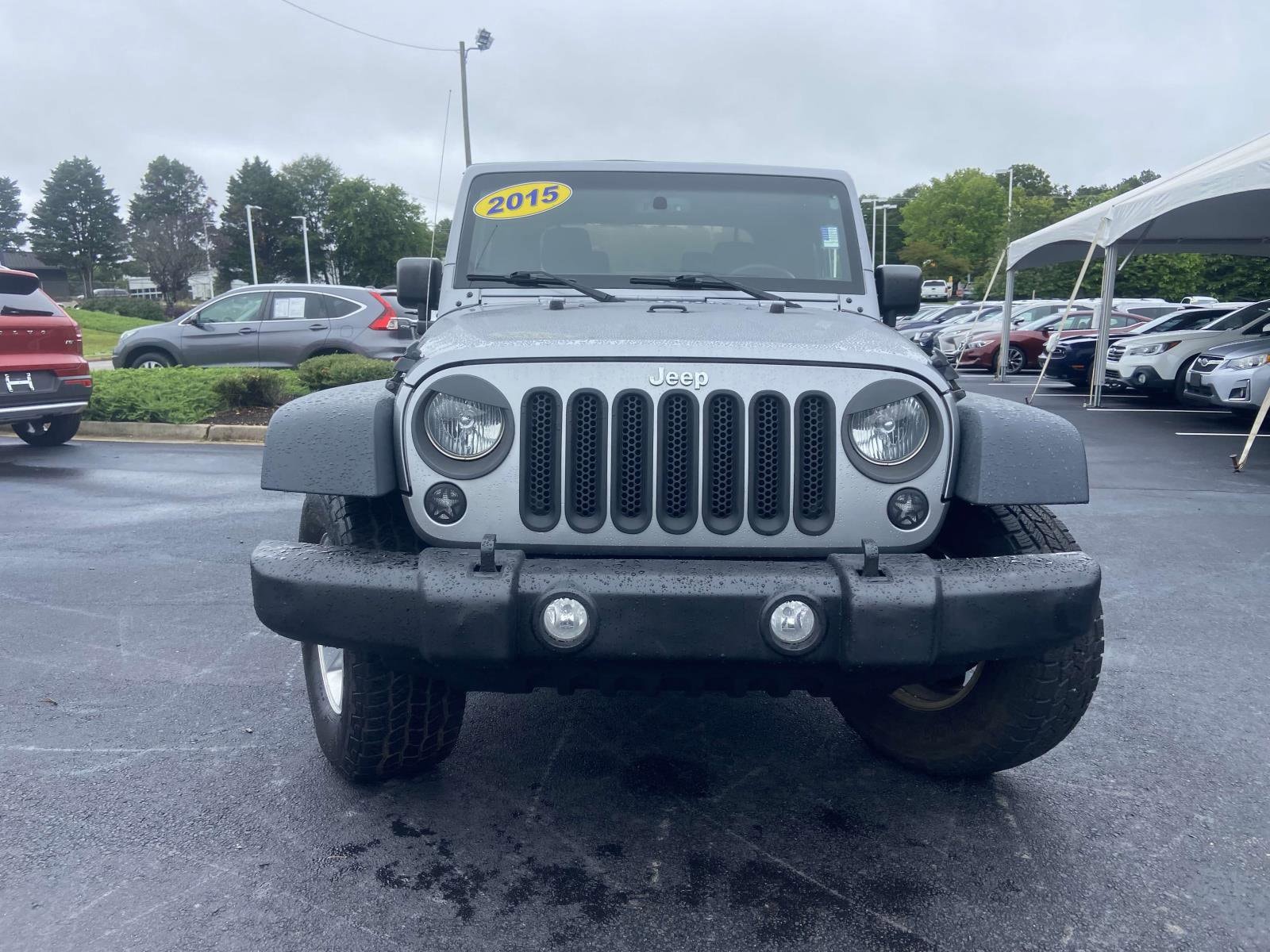 Used 2015 Jeep Wrangler Sport with VIN 1C4AJWAG0FL754510 for sale in Greenville, SC