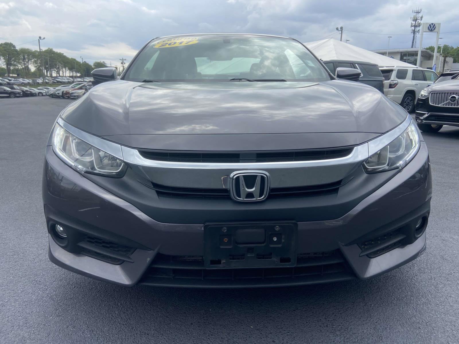 Used 2017 Honda Civic EX-L with VIN 2HGFC3B72HH351028 for sale in Greenville, SC
