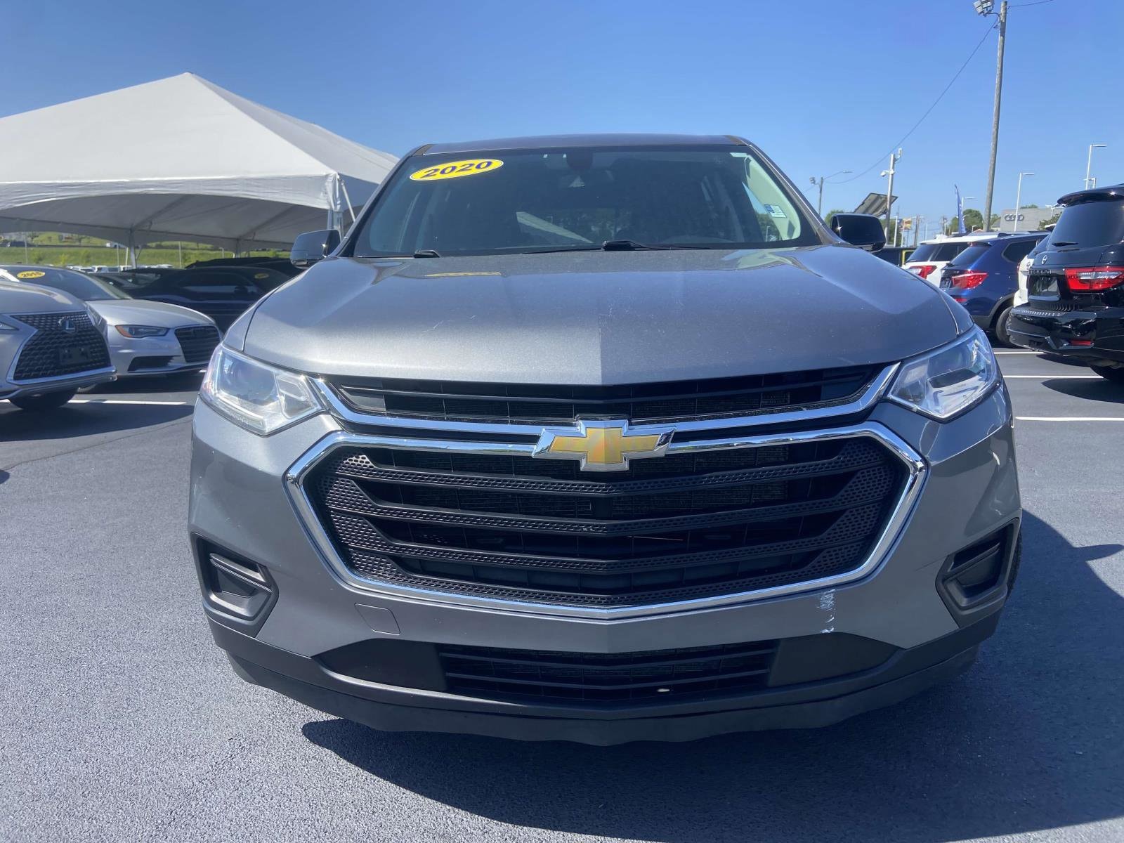 Used 2020 Chevrolet Traverse LS with VIN 1GNEVFKW5LJ188550 for sale in Greenville, SC