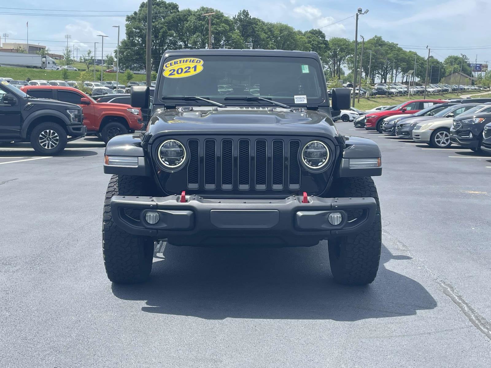 Used 2021 Jeep Wrangler Unlimited Rubicon with VIN 1C4HJXFNXMW561157 for sale in Greenville, SC