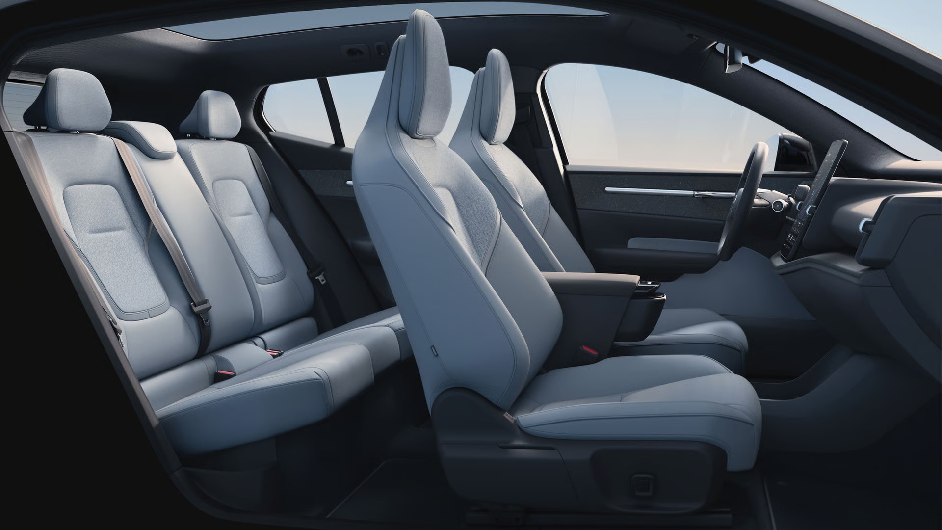2026 Volvo EX30 and 2026 Hyundai Kona interior and cargo comparison placeholder