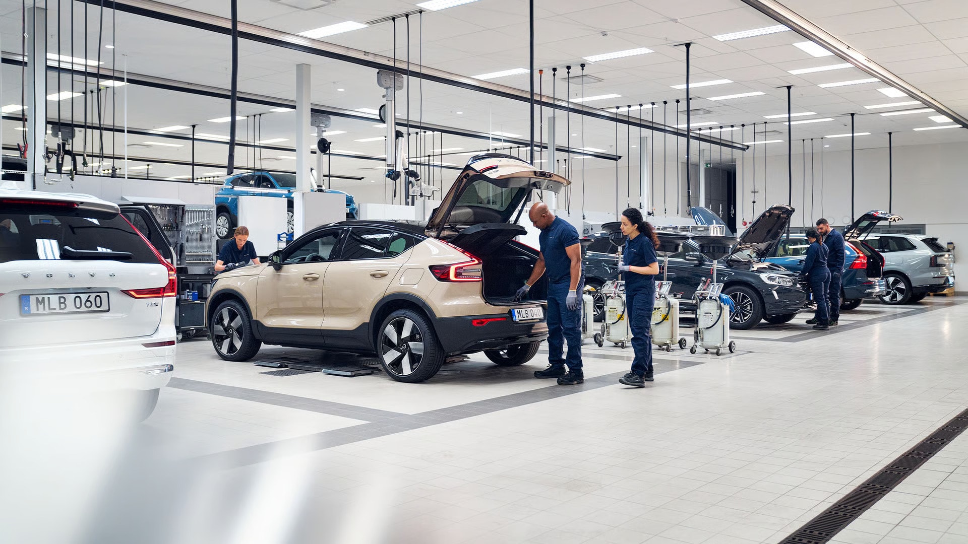 2027 Volvo EX60 complimentary factory scheduled maintenance placeholder