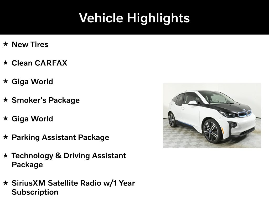 Used 2014 BMW i3 Base with VIN WBY1Z2C54EV285193 for sale in Buford, GA