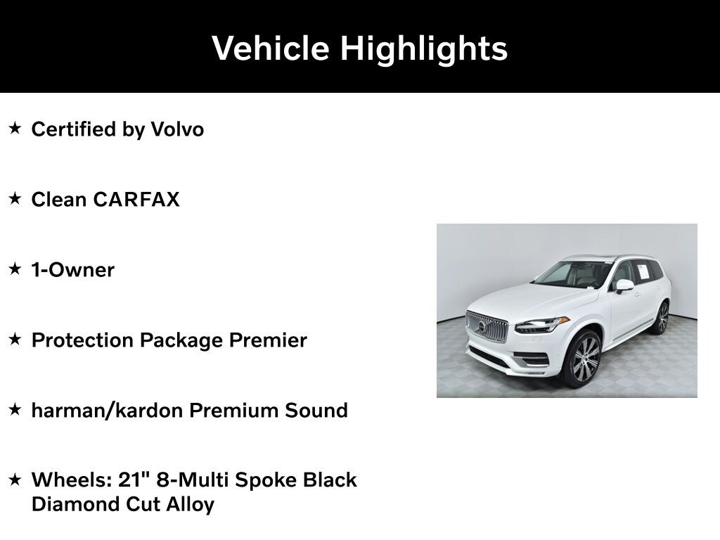 Used 2024 Volvo XC90 B6 Plus Bright 7-Seater SUV