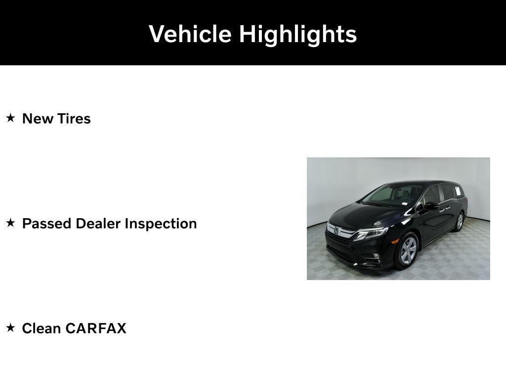 Used 2019 Honda Odyssey EX-L Van