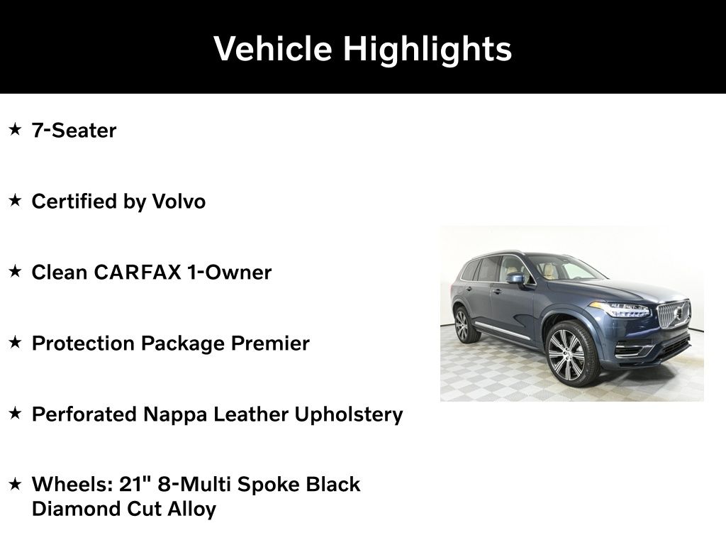 Used 2025 Volvo XC90 Ultra with VIN YV4H60PF9S1335277 for sale in Buford, GA