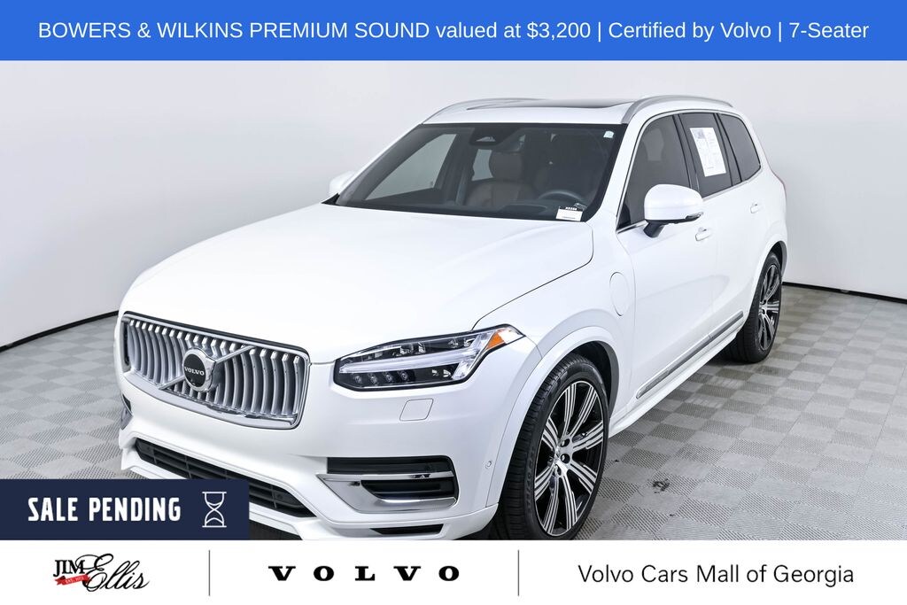 Certified 2024 Volvo XC90 plug-in hybrid T8 Ultimate Bright 7-Seater SUV