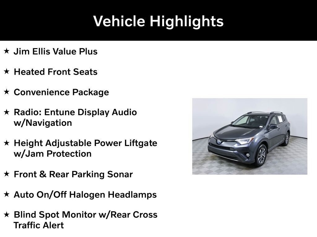 Used 2018 Toyota RAV4 Hybrid XLE SUV