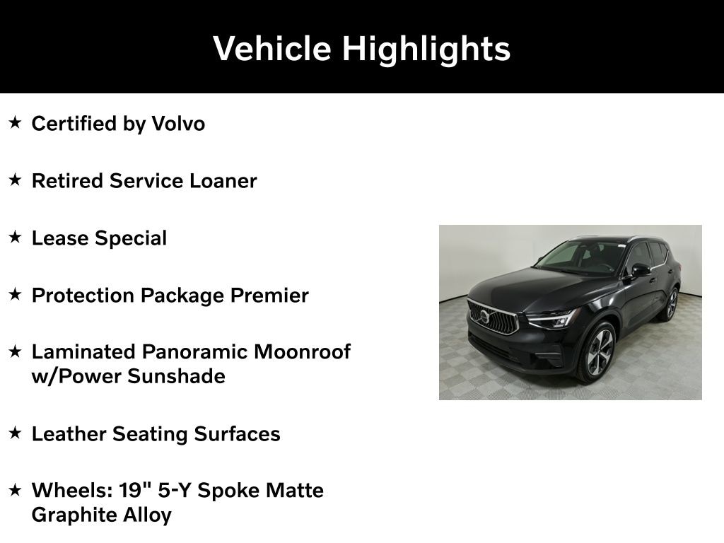 Certified 2025 Volvo XC40 B5 Core Bright Theme SUV