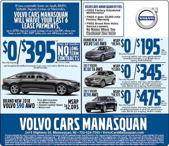 Lease Specials In Manasquan