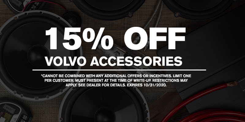 15% OFF of Volvo Accessories