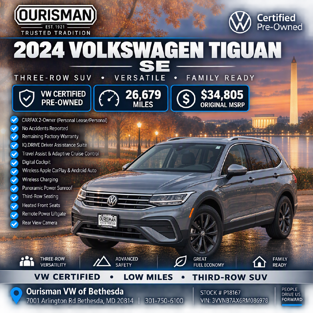 Used 2024 Volkswagen Tiguan 2.0T SE SUV