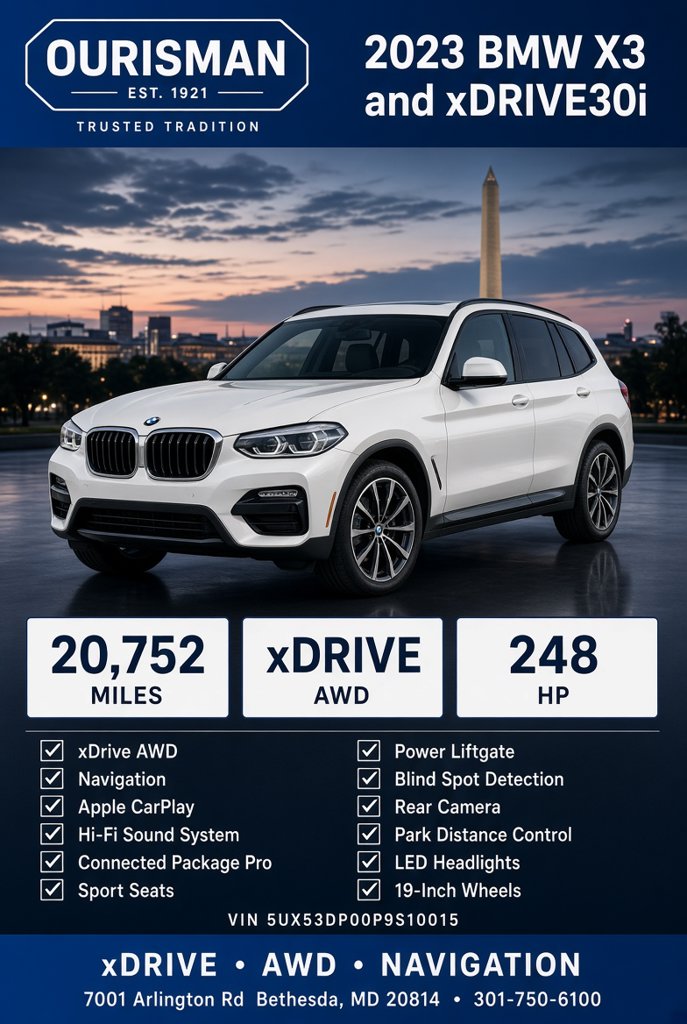 Used 2023 BMW X3 xDrive30i SUV