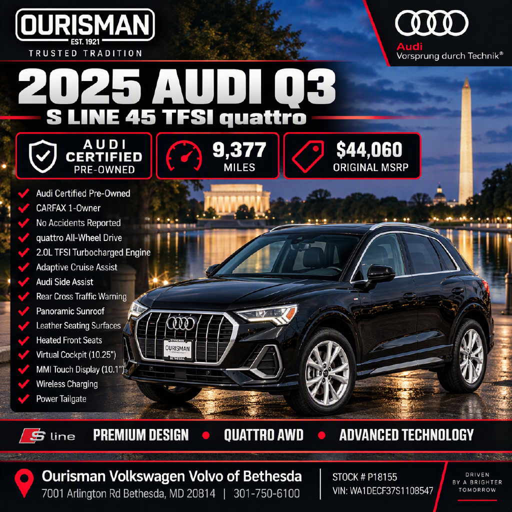 Used 2025 Audi Q3 Premium SUV