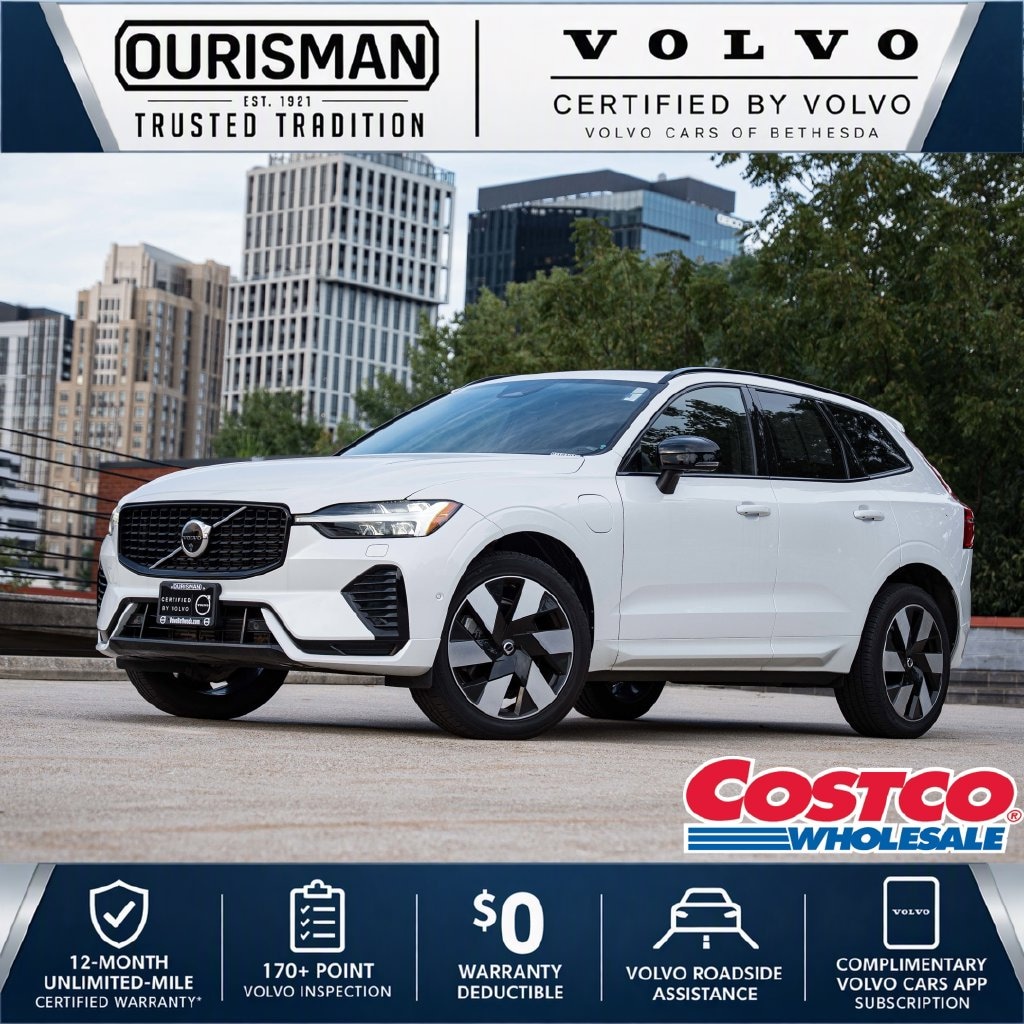 Certified 2024 Volvo XC60 Recharge Plug-In Hybrid T8 Plus Dark Theme SUV