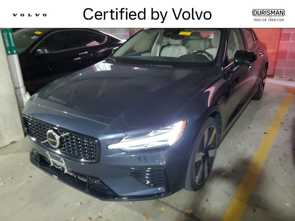 Certified 2024 Volvo S60 Recharge Plug-In Hybrid T8 Plus Dark Theme Sedan