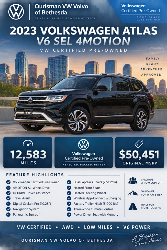 Used 2023 Volkswagen Atlas SEL SUV