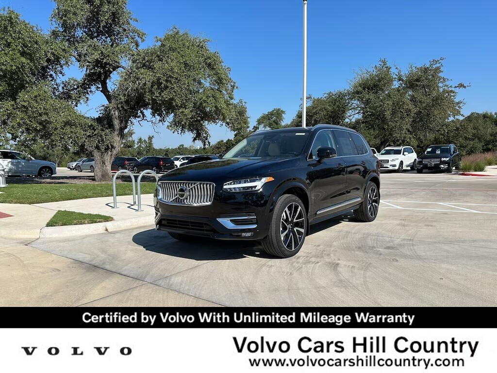 Onyx Black 2025 Volvo XC90 B6 Plus Bright Theme 7-Passenger AWD SUV / Crossover All-Wheel Drive 8-Speed Automatic