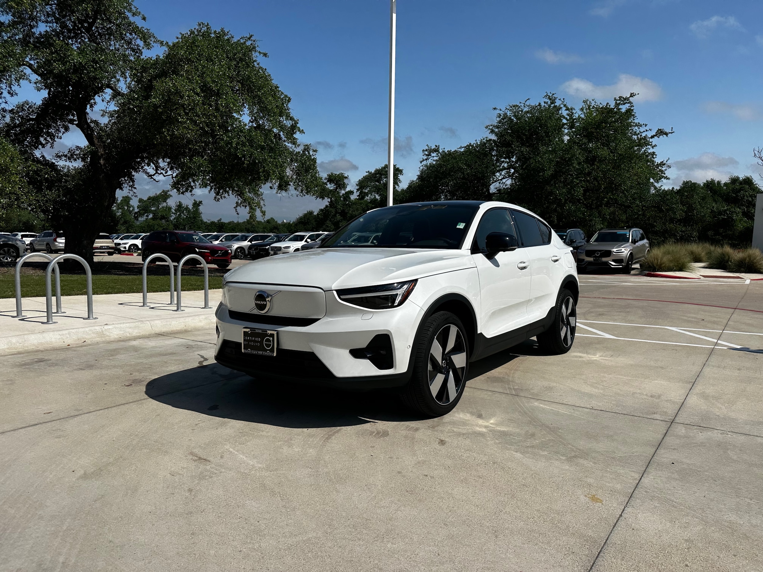 Certified 2023 Volvo C40 Ultimate with VIN YV4ED3GM6P2058596 for sale in Austin, TX