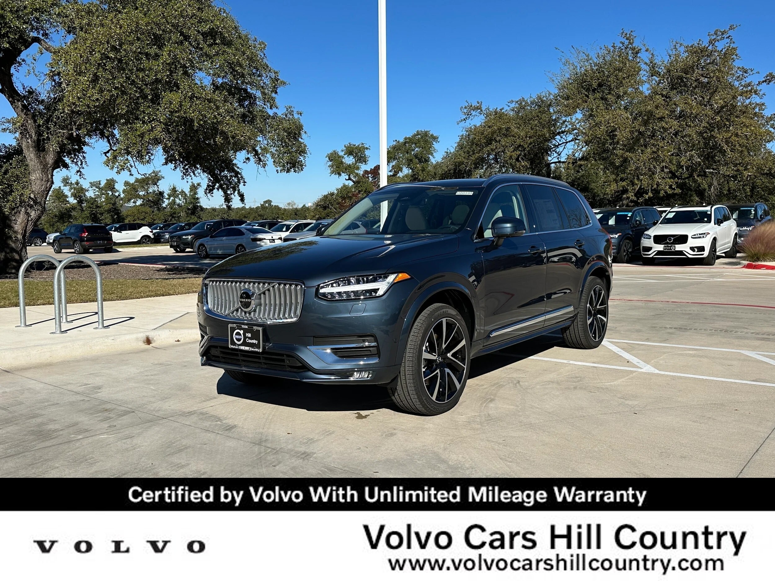 Denim Blue 2025 Volvo XC90 B6 Plus Bright Theme 7-Passenger AWD SUV / Crossover All-Wheel Drive 8-Speed Automatic