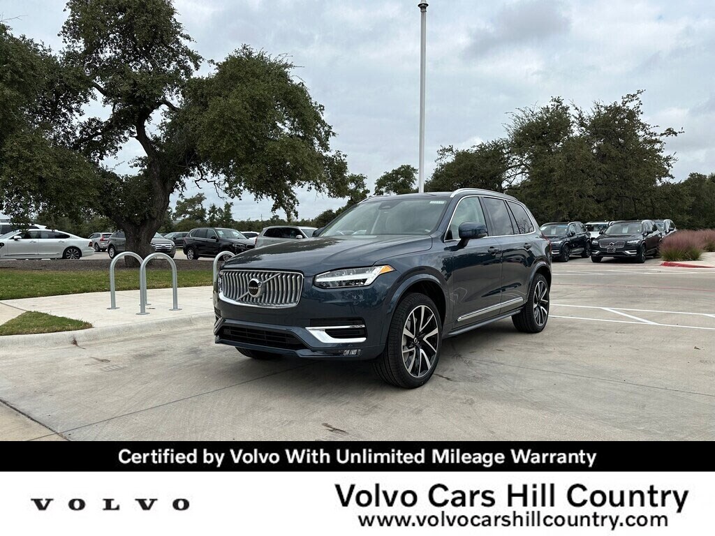 Denim Blue 2025 Volvo XC90 B6 Plus Bright Theme 7-Passenger AWD SUV / Crossover All-Wheel Drive 8-Speed Automatic