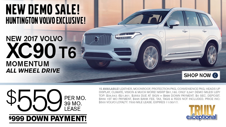 Volvo XC90 Lease Deals and Volvo XC90 Lease Specials