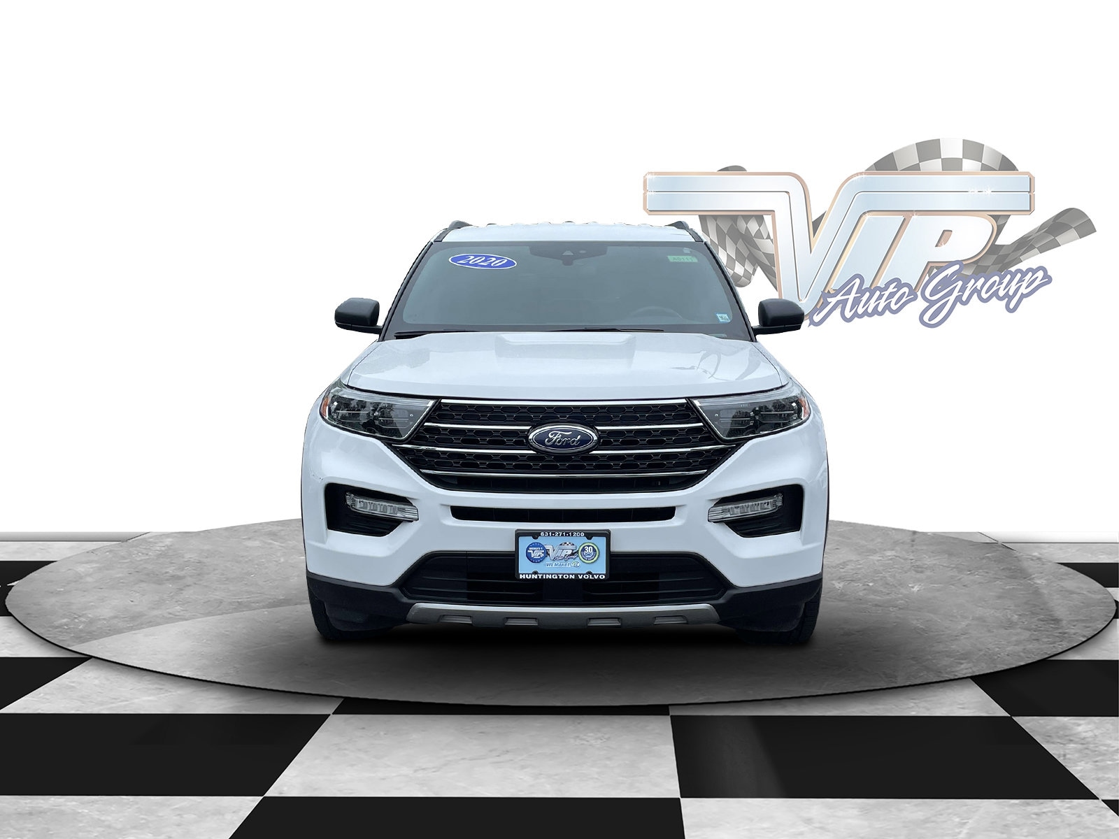 Used 2020 Ford Explorer XLT with VIN 1FMSK8DH0LGA75080 for sale in Huntington, NY