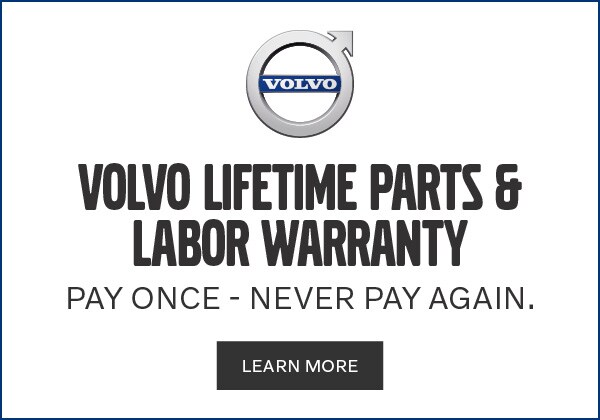 Volvo Lifetime Parts & Labor Warranty