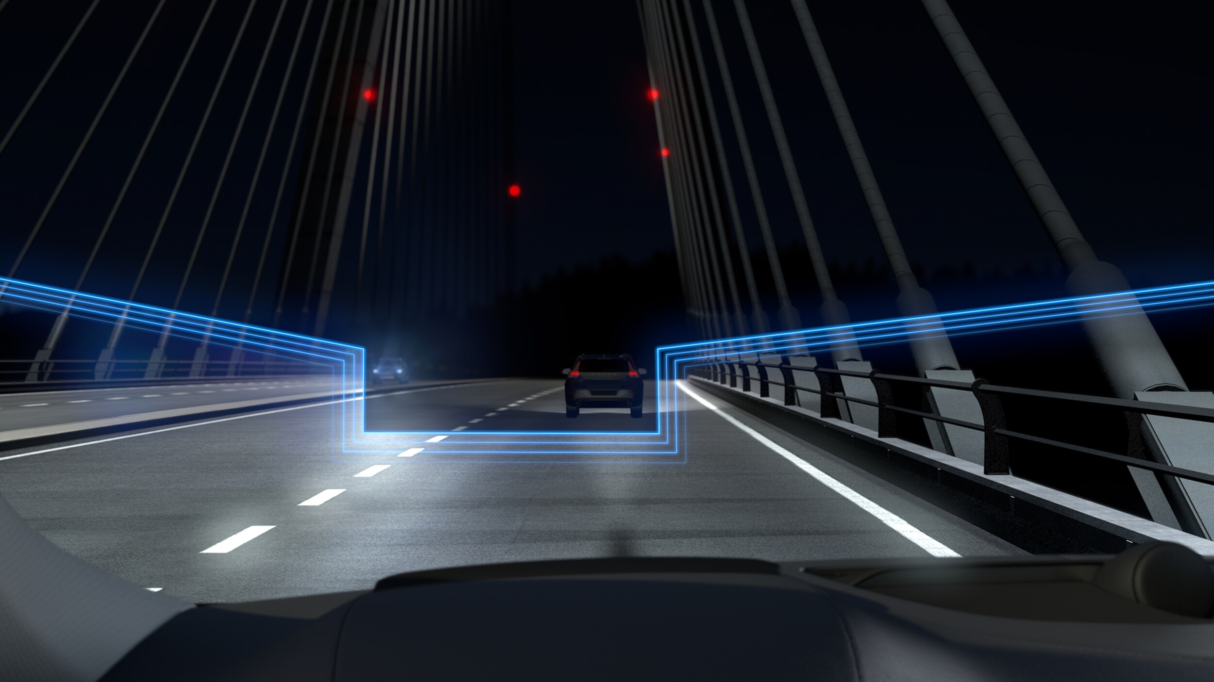 Volvo S90 active high beam technology Volvo S90 active high beam technology