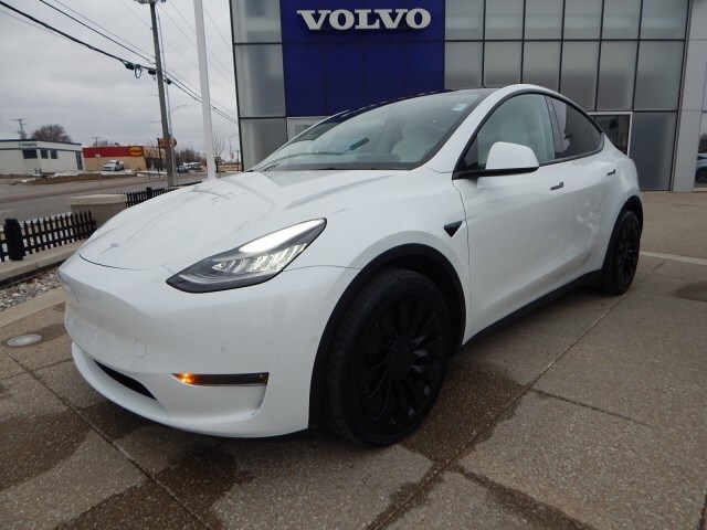 Used 2021 Tesla Model Y  with VIN 5YJYGDEE4MF087970 for sale in Overland Park, KS